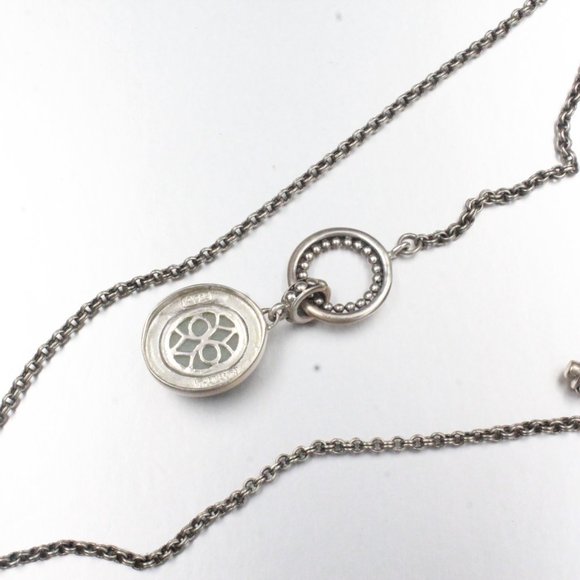 STERLING SILVER JADEITE THAILAND BRAIDED QVC NECKLACE - Picture 5 of 8